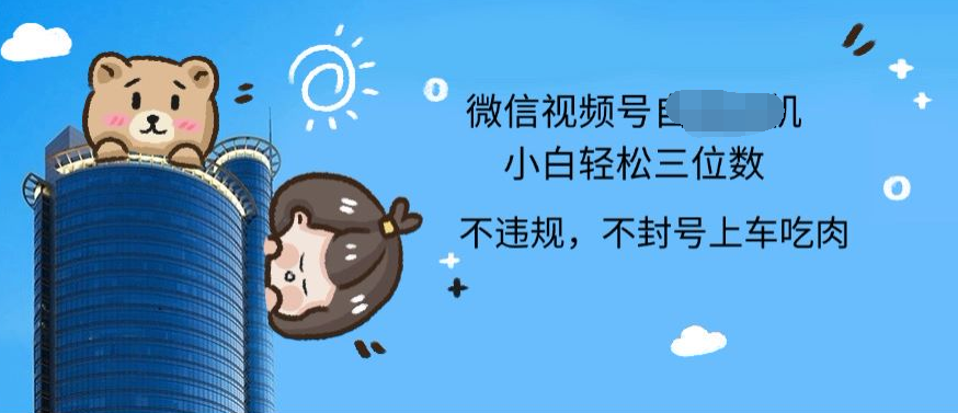 2024最新微信视频号挂机小白可上手，轻松日入三位数-沃创网
