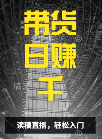 视频号技术直播带货， 会读稿就行，小白日入1000+-沃创网