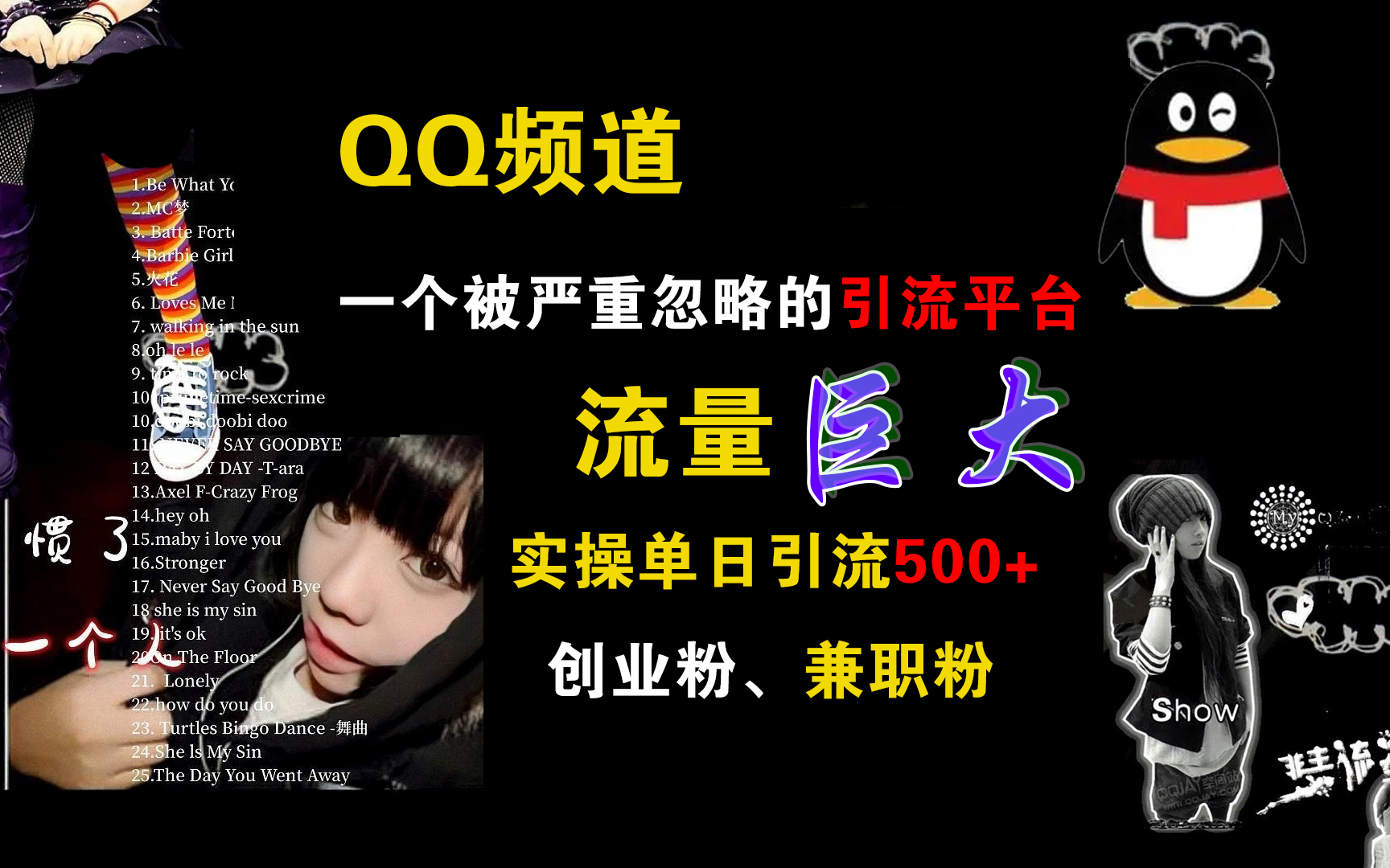 QQ频道，一个被严重忽略的引流平台，流量巨大，实操单日引流500+创业粉、兼职粉-沃创网