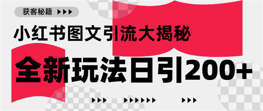 小红书图文引流，只需一张图片即可撬动百万流量，日引200+创业粉-沃创网