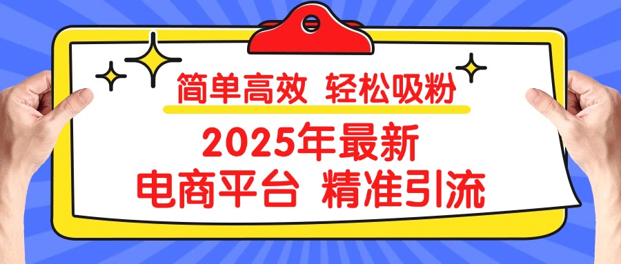 2025年最新电商平台精准引流 简单高效 轻松吸粉-沃创网