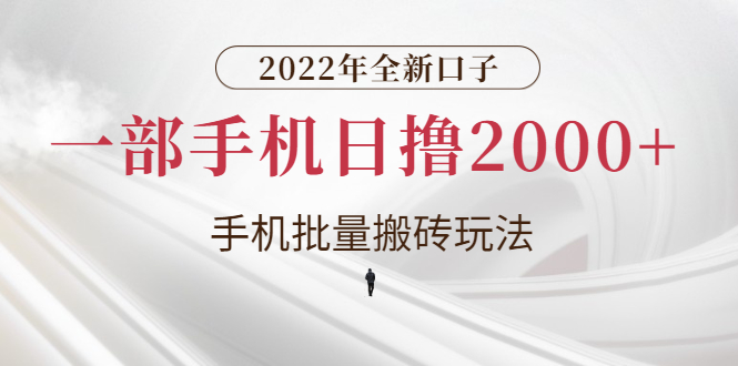【副业项目3146期】2022年全新搬砖项目，手机批量搬运玩法，一部手机日撸1000+-沃创网