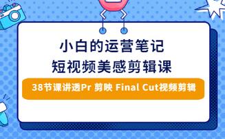 【副业项目3488期】短视频剪辑免费教学视频（小白也能学会的短视频美感剪辑课）-沃创网