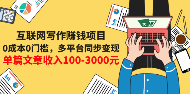 【副业项目3547期】普通人也能靠写作赚钱：0成本0门槛，多平台同步变现，单篇文章收入100-3000元-沃创网