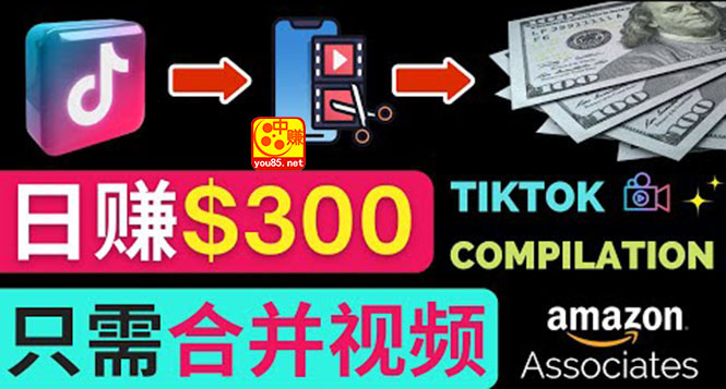 【副业项目3813期】搬运Tiktok短视频到Youtube赚钱，只需下载，合并视频，日赚300美元-沃创网