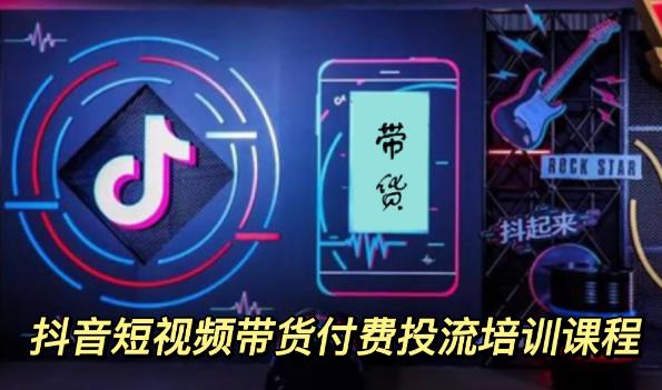 【副业项目3814期】抖音短视频带货付费投流培训课程，抖音投流技巧和方法-沃创网