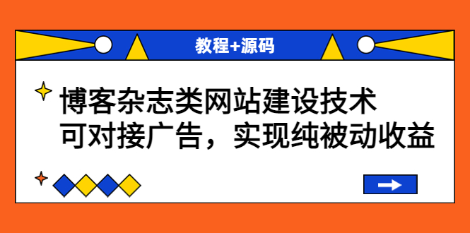 【副业项目3953期】博客杂志类网站建设搭建教程，可对接广告，实现纯被动收益（教程+源码）-沃创网