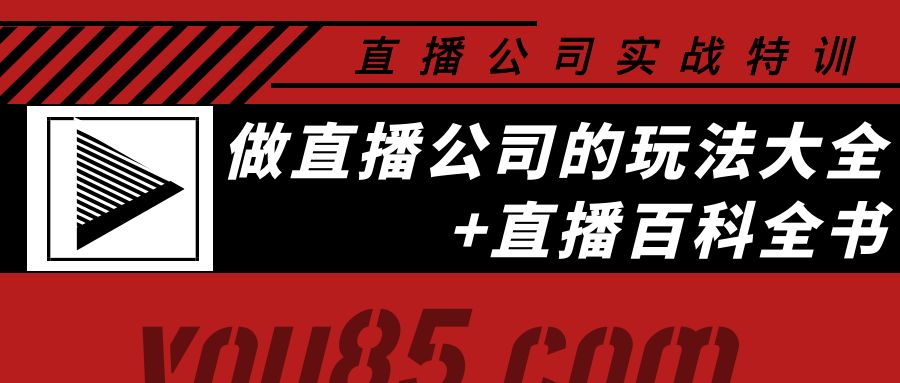 【副业项目4162期】老陈·直播公司实战特训：做直播公司的玩法大全+直播百科全书-沃创网