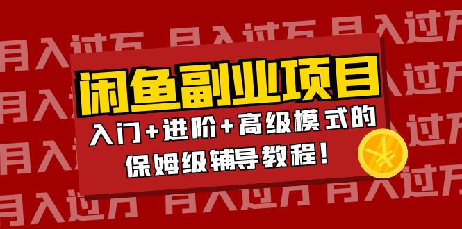 【副业项目4218期】闲鱼无货源项目月入过万：入门+进阶+高级模式的保姆级辅导教程！-沃创网