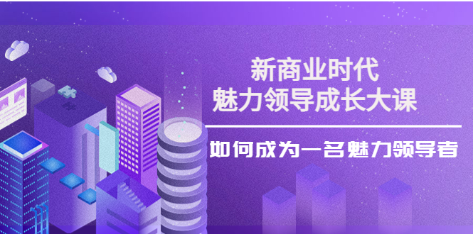 【副业项目4291期】新商业时代·魅力领导成长大课：如何成为一名魅力领导者（26节课时）-沃创网