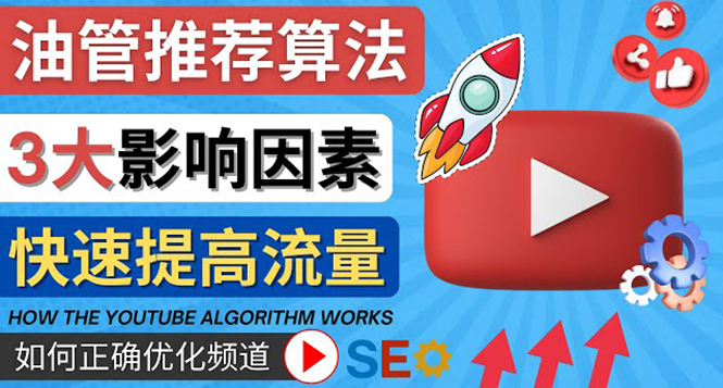 【副业项目4609期】YouTube视频推荐算法 (Algorithm ) 详解YouTube推荐机制，帮你获得更多流量-沃创网