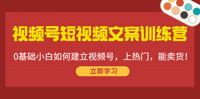 【副业项目4549期】视频号短视频文案训练营：0基础小白如何建立视频号，上热门，能卖货-沃创网