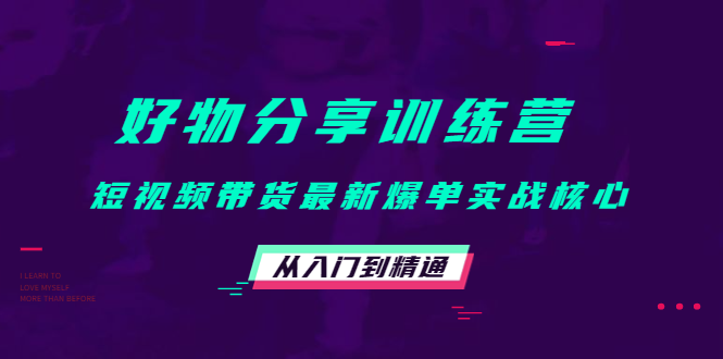 【副业项目4585期】好物分享训练营：短视频带货最新爆单实战核心，从入门到精通-沃创网