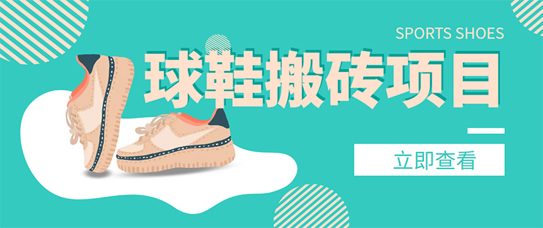 【副业项目4740期】外面收费998的球鞋搬砖项目，月入5000+【详细教程+资源渠道】-沃创网