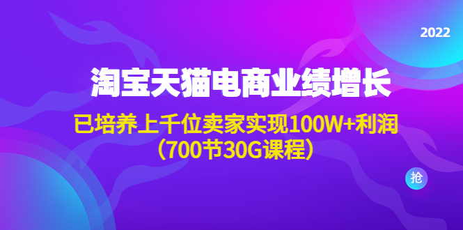 【副业项目4675期】淘系天猫电商业绩增长：已培养上千位卖家实现100W+利润（700节30G课程）-沃创网