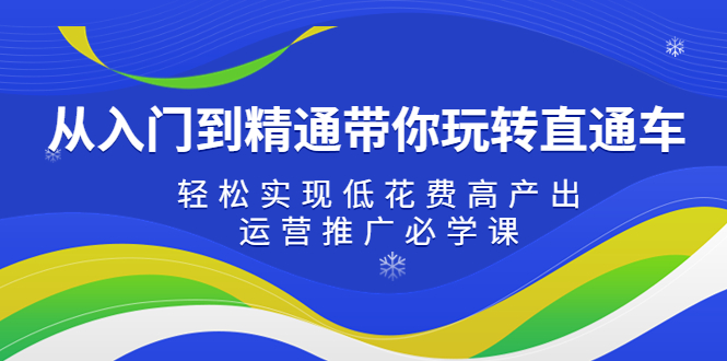 【副业项目5274期】从入门到精通带你玩转直通车：轻松实现低花费高产出，35节运营推广必学课-沃创网