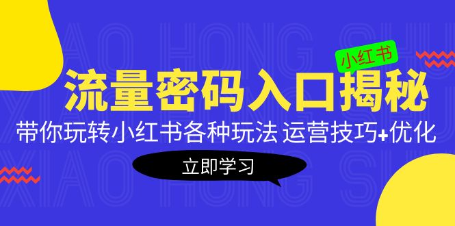【副业项目5322期】小红书流量密码入口揭秘：带你玩转小红书各种玩法 运营技巧+优化-沃创网