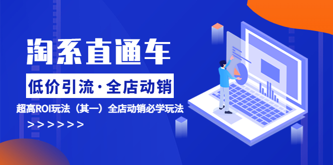 【副业项目5974期】淘系直通车《低价·引流 全店·动销》超高ROI玩法（其一）全店动销必学玩法-沃创网