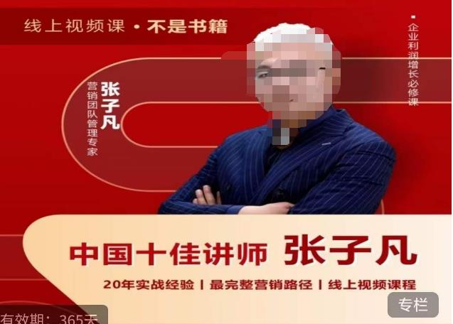 【副业项目6076期】张子凡·20年实战经验，揭秘营销背后的底层逻辑，突破思维局限，从根本上破解营销难题-沃创网
