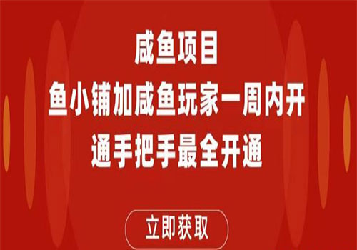 【副业项目6067期】2023闲鱼项目鱼小铺加闲鱼玩家认证一周内开通，手把手最全开通-沃创网