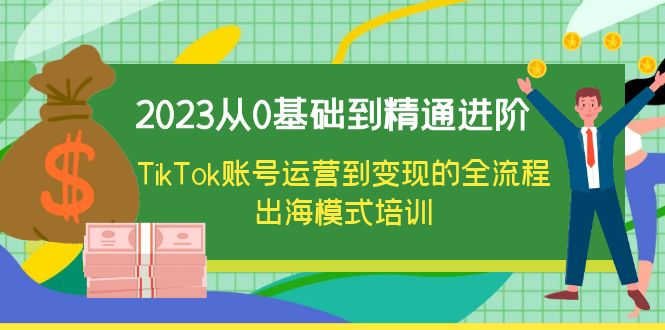【副业项目6364期】2023从0基础到精通进阶，TikTok账号运营到变现的全流程出海模式培训-沃创网