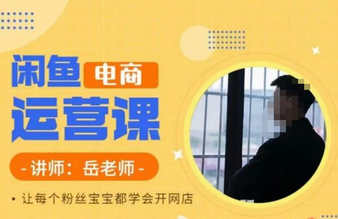 【副业项目6829期】岳老师·闲鱼电商运营课，让每个粉丝宝宝都学会开网店-沃创网