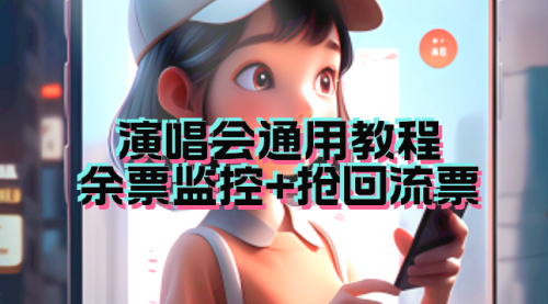 【副业项目7161期】演唱会通用_余票监控+抢回流票（教程+软件）-沃创网