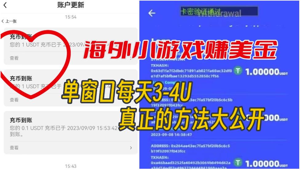 【副业项目7338期】海外小游戏美金项目真正可以达到3-4U单窗口的方法，单台电脑收入300+【揭秘】-沃创网