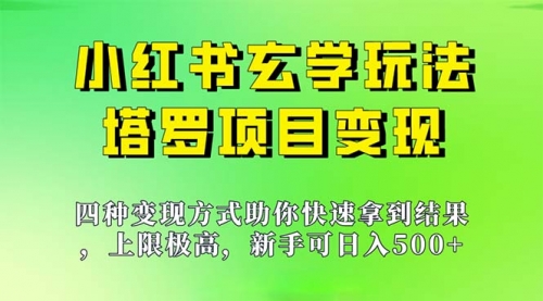 【副业项目7214期】新手也能日入500的玩法，上限极高，小红书玄学玩法-沃创网