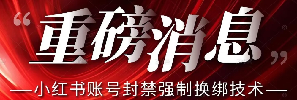 【副业项目7574期】【最新】小红书账号封禁强制换绑技术可日赚300-沃创网