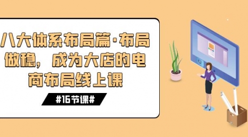 【副业项目7712期】八大体系布局篇·布局做稳，成为大店的电商布局线上课（16节课）-沃创网
