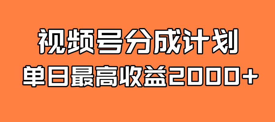 【副业项目7871期】探索全新蓝海！视频号掘金计划，每日轻松赚取2000＋！快速学习，实现财富自由！-沃创网