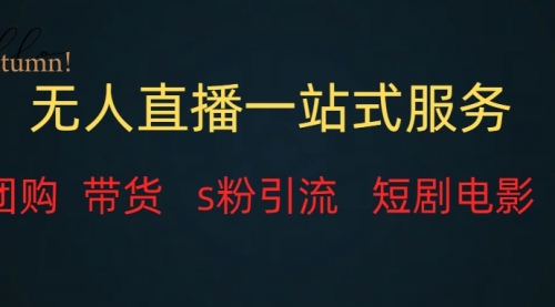 【副业项目7968期】无人直播全套服务，变现稳定-沃创网