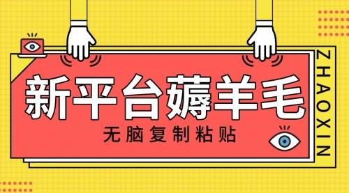 【副业项目8283期】新平台撸收益，无脑复制粘贴，1万阅读100块，可多号矩阵操作-沃创网