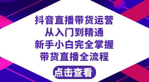 【副业项目8483期】抖音直播带货 运营从入门到精通，新手完全掌握带货直播全流程（23节-沃创网