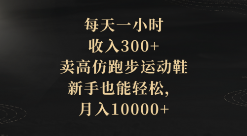 【副业项目8486期】每天一小时，收入300+，卖跑步运动鞋-沃创网
