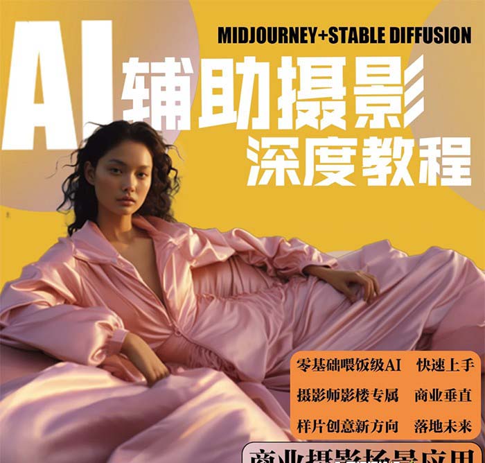 【副业8814期】2024年AI辅助摄影人工智能商业应用摄影课程（37节课）-沃创网