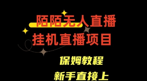 【副业8781期】陌陌无人直播，通道人数少，新手容易上手-沃创网