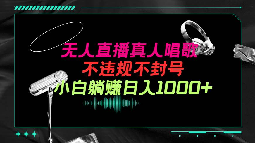 抖音24小时无人直播音乐，不违规，不封号纯撸音浪，小白实操当天日入1000+-沃创网