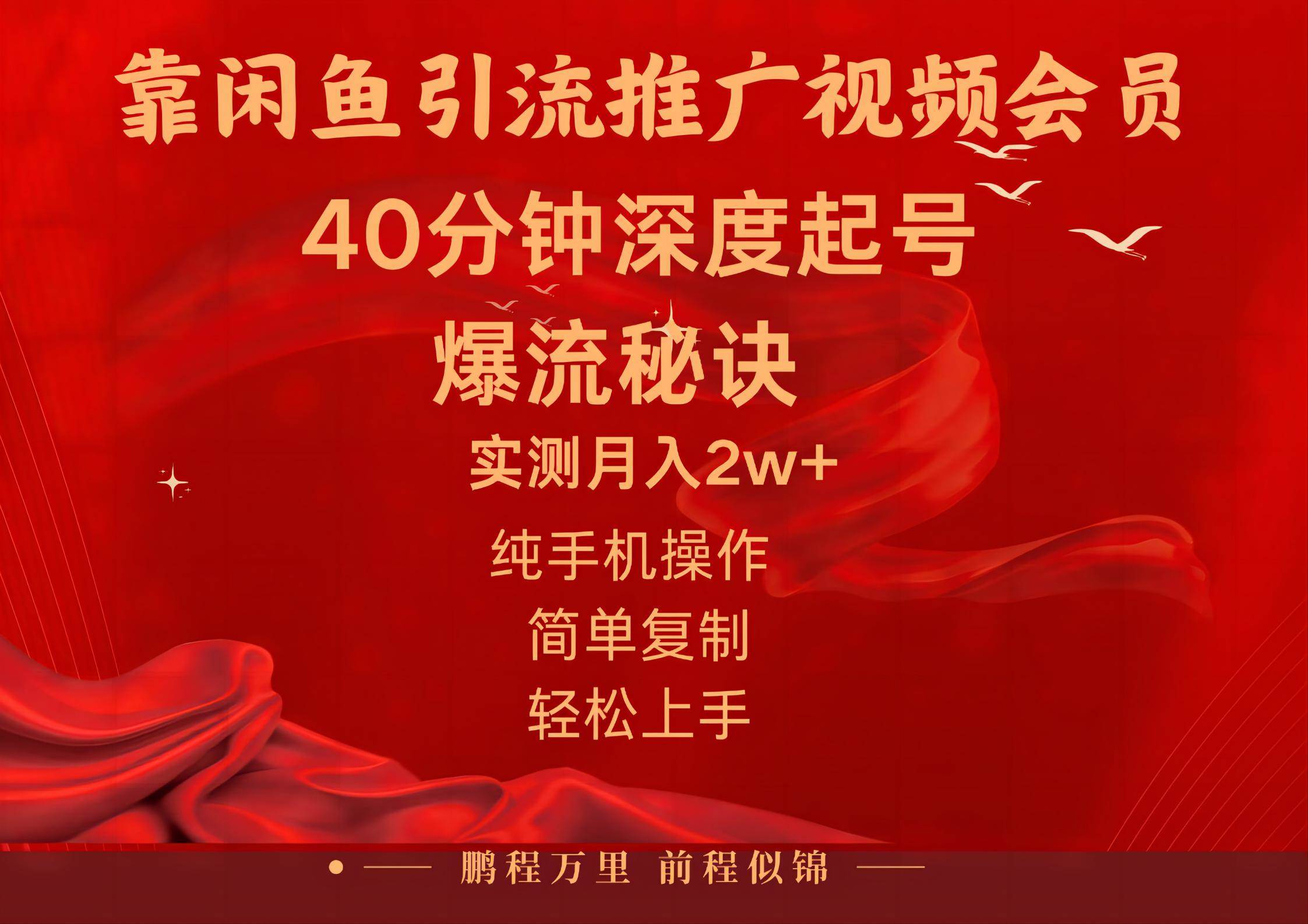 闲鱼暴力引流推广视频会员，能做到日入2W+，操作简单-沃创网