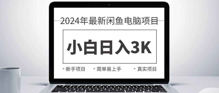 2024最新闲鱼卖电脑项目，新手小白日入3K+，最真实的项目教学-沃创网