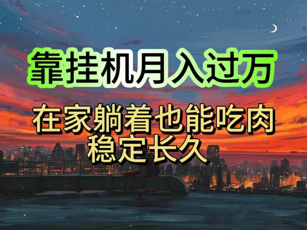 挂机项目日入1000+，躺着也能吃肉，适合宝爸宝妈学生党工作室，电脑手…-沃创网