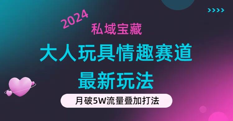 私域宝藏：大人玩具情趣赛道合规新玩法，零投入，私域超高流量成单率高-沃创网