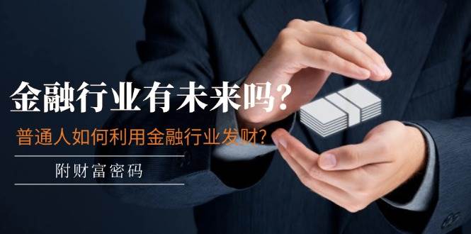 某付费文章：金融行业有未来吗？普通人如何利用金融行业发财?(附财富密码)-沃创网
