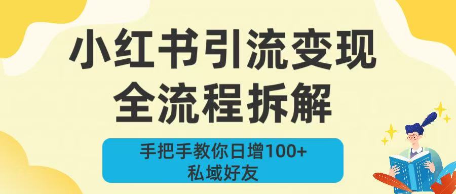 新手必看！小红书引流变现全流程拆解，手把手教你日增100+私域好友-沃创网