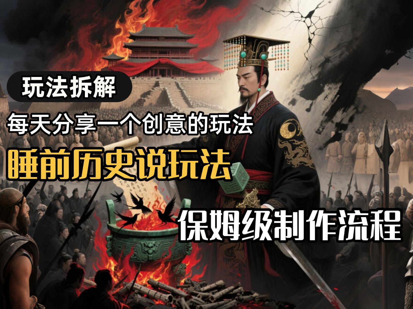 13条作品涨粉24.5万，全流程拆解睡前历史说，保姆级教程-沃创网